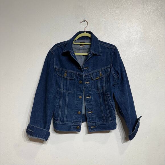 Lee Custom Pink Floyd Jean Jacket Sz S - Picture 2 of 11